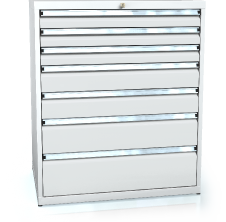Drawer cabinet 1018 x 860 x 600 - 7x drawers